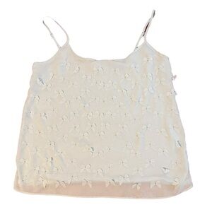 Disney Cinderella Lauren Conrad Icy Blue Dainty Elegant Princess Bow Cami Top